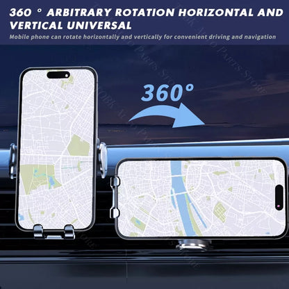 For Mercedes Benz CLA 200 2013-2019 Car Phone Holder 360 Rotatable Silicone Non-Slip 15W Wireless Charging Cars Accessories