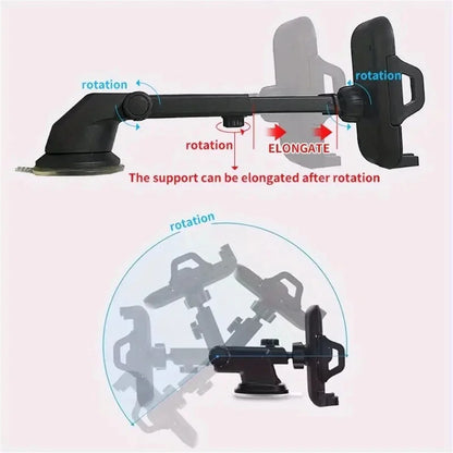 Universal Car Phone Holder 360 Degree Windshield Dashboard Air Vent Mount Sucker Phone Holder For iPhone Samsung Huawei Xiaomi
