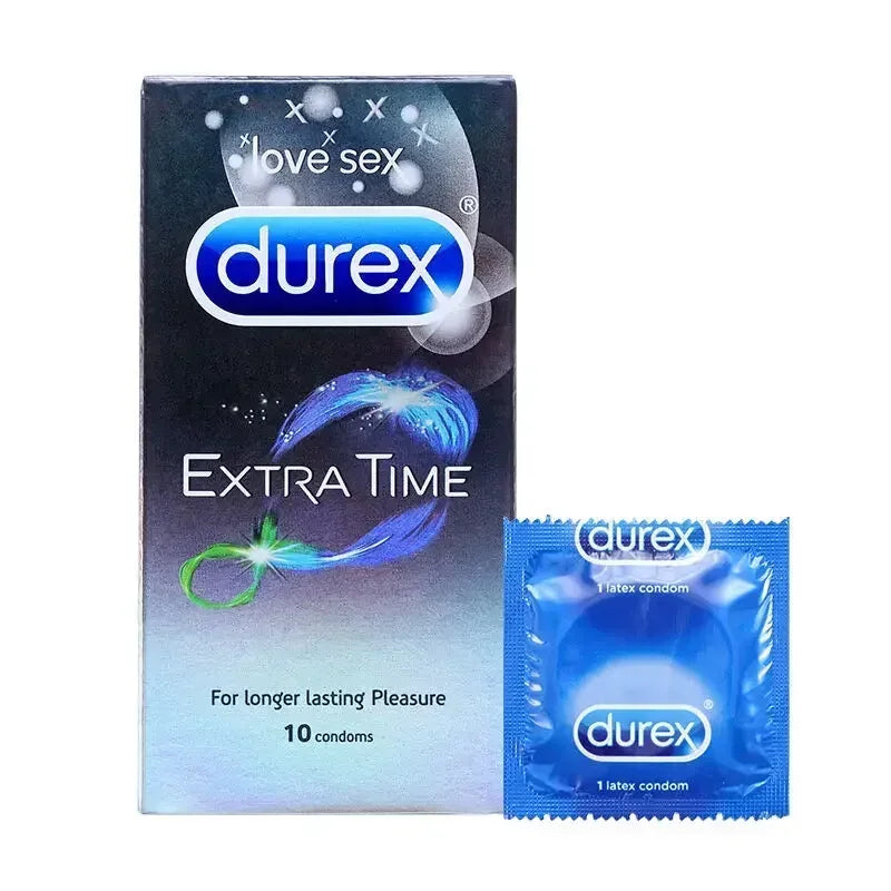 20/10pcs Durex Delay Ejaculation Spike Condoms Ultra Thin Factor Intimate Extra Lubricated Men Contraception Lasting Enlargement