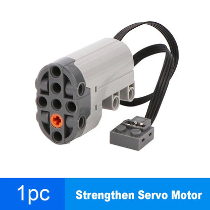 88004 Servo Steering Motor MOC Building Block Bricks Power Up Compatible with Legoeds Technical Parts Assembled Car Toys