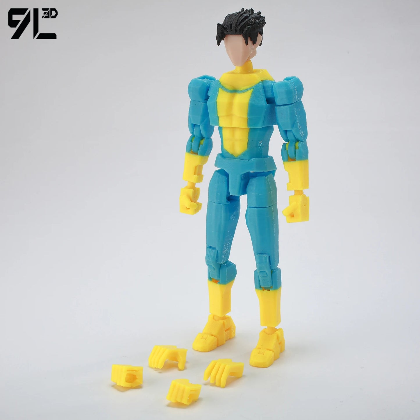9L3D Printed Invincible Tech Jacket Toys Action Figures Titan13 T13 Dummy 13 Superheroes Multi-Jointed Movable Shapeshift Toys