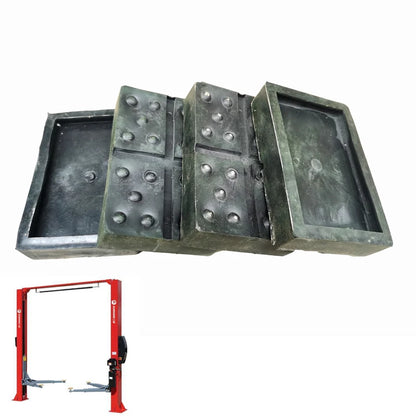 4Pcs/lot Universal Square Ox Tendon Rubber Arm Pads lift pad Rubber Arm Pad fit For Auto Lift Car Auto Truck Hoist
