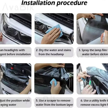 TPU PPF Protection Film Anti-scratch Self-healing White to Purple to Black Color Changing Sticker Can Stretch Strong