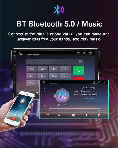 Carplay Android Auto for Toyota Corolla E140/150 2006 2007-2013 Multimedia Automotive Subwoofer Autoradio Android DSP 4G