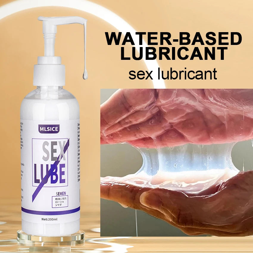 Sex Lubricant Anal Semen Lube Gay Man Water-Based Sperm Lubrication Women Intimate Sexual Toys Gel Adult Sex Game Products Shop