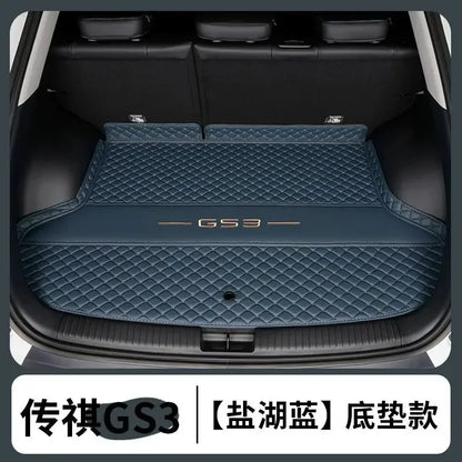 For GAC EMZOOM GS3 2023 2024 Car Boot Mat Rear Trunk Liner Cargo Leather Floor Carpet Tray Protector Accessories Mats
