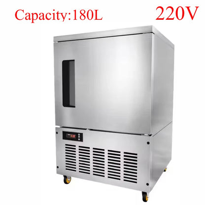PBOBP -40°C Commercial Fast Food Blast Freezer Large Volume for Seafood Ice Cream & Meat - Quick Freezing Refrigerator