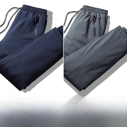 TUCANO Men's Thickened down Cotton Pants Outdoor Winter Sports Wearable Long Trousers Youth Casual Straight Leg Multi Pocket