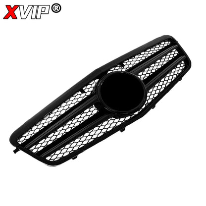 XVIP Chrome Black Diamonds Style Front Racing Grille For Mercedes Benz E-Class W212 E250 E300 E350 E500 2010-2013 Bumper Grilles