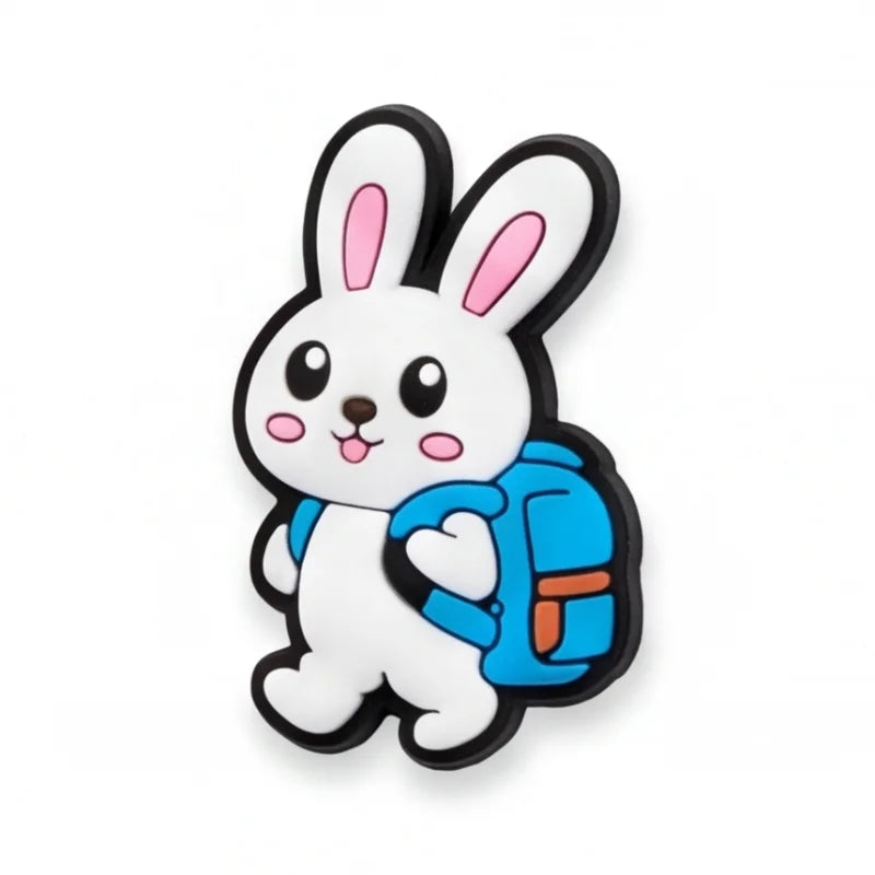 1-20pcs School Student Future Leader Book PVC Sandal Shoe Charms Buckle Clog Fit Wristbands Backpack Decorations Kid Party Gift