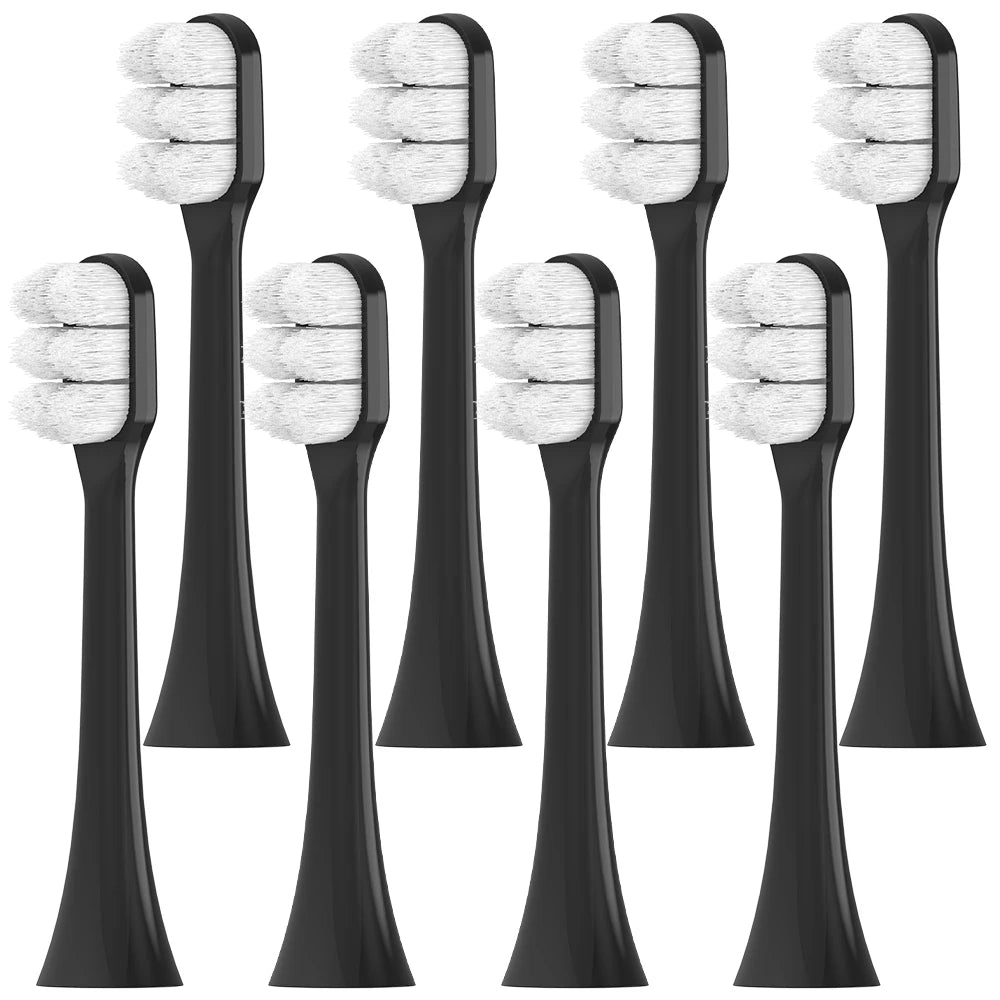 2/4/8/12pcs Soft Replacement Brush Heads Compatible with Philips Sonicare Click-on Electric Toothbrush, Toothbrushes Head Refill