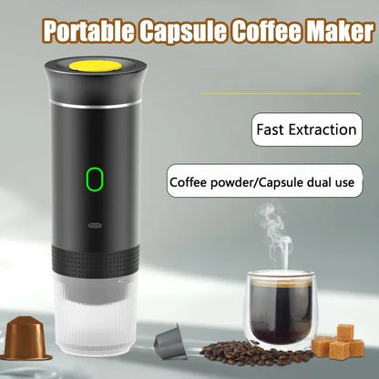 3-in-1 Portable Coffee Maker Espresso Coffee Maker For Car Home Camping Travel Capsule Powder Automatic Coffee Maker