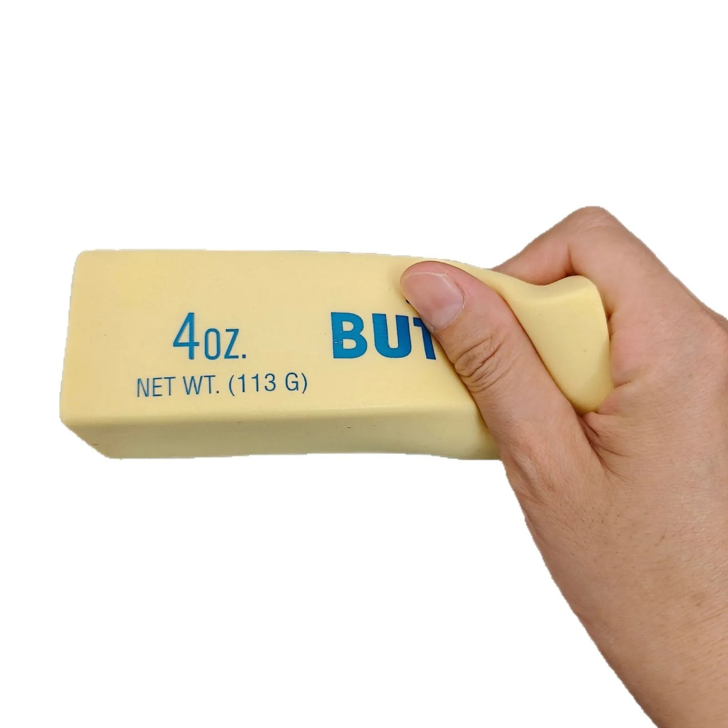 Christmas Toy 1PC Butter Stick Stress Anxiety Relief Fidget Toys Slow Rising Squishy Squeeze Elastic Cheese Stick Squeeze Toys