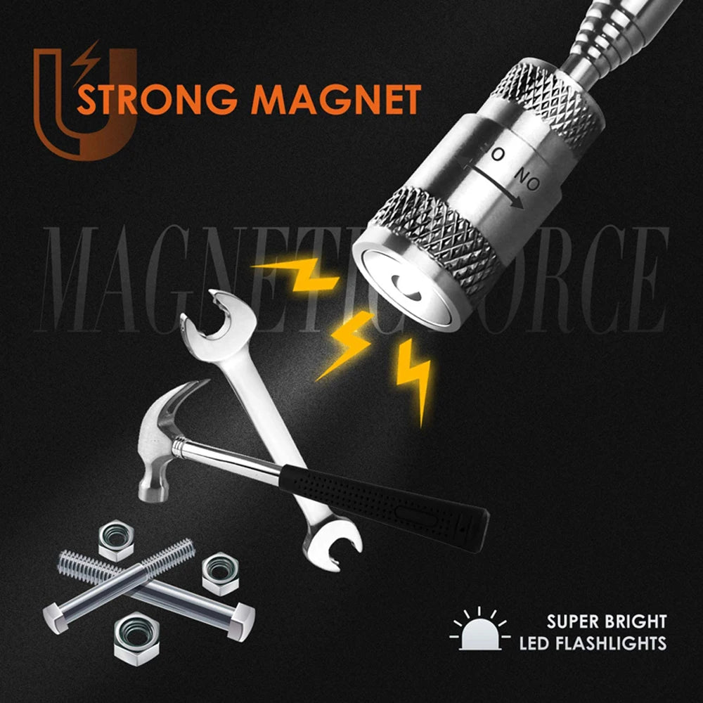 Extendable Pickup Rod Stick，Magnetic Picker Mini Portable Telescopic Magnetic Magnet Pen For Picking Up Screws Nut Bolt