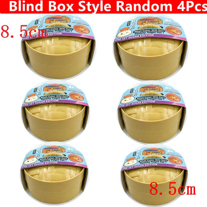 5.5/8.5cm Stress 1-12Pcs Dumpling Squash Toy Dampaline Squishy with Box Dumplings Sensory Squeeze Toy for  Relief Gift Birthday
