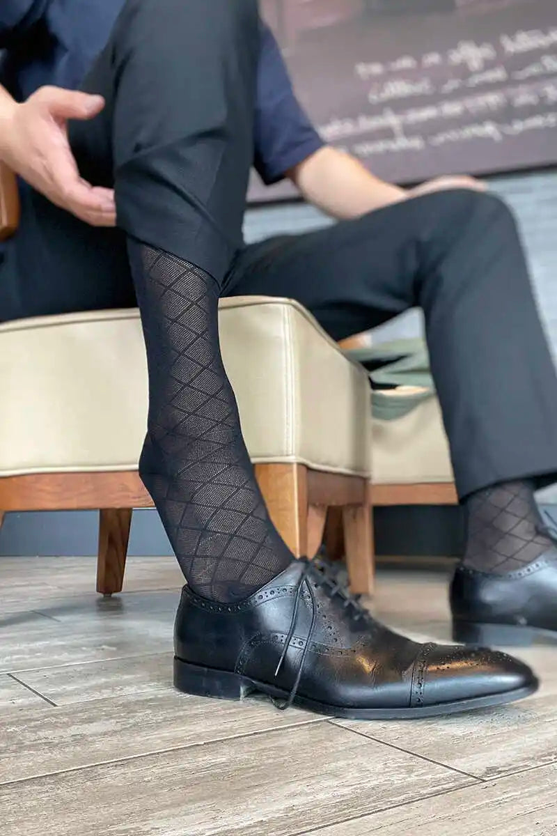Calf Socks Mesh Net Nylons Pure Sexy Adorable Mature Socks Short Socks Daily