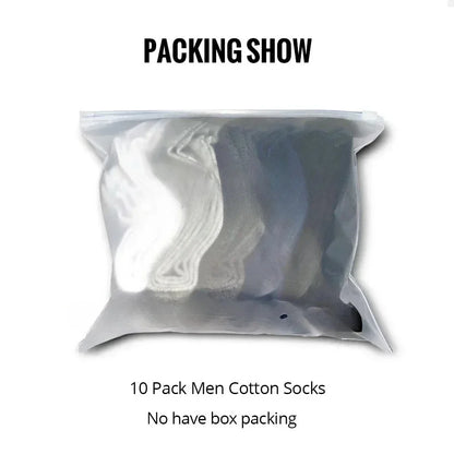 5 10 Pairs Men Socks Cotton Blend Black Business Casual Soft Breathable for  Spring Summer Autumn Winter Size 6-13
