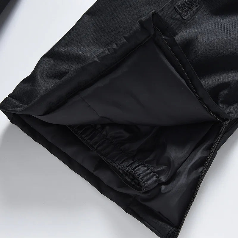 2026 Fashion Men Down Cotton Ski Pants Outdoor Waterproof Warm And Thick Cycling Winter Snow Resistant Pant