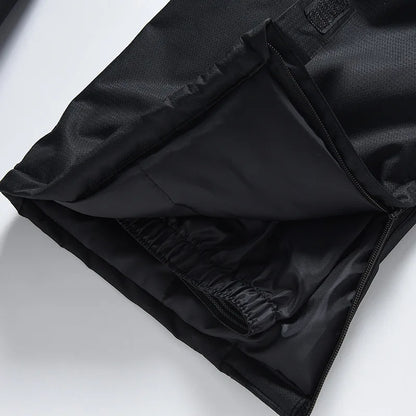 2026 Fashion Men Down Cotton Ski Pants Outdoor Waterproof Warm And Thick Cycling Winter Snow Resistant Pant