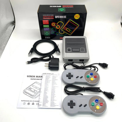 SFC621 Mini Retro Video Game Console 4K HDMI For SNES Home Came Console Built in SFC620 Game with wired Gamepad for Kids Gifts