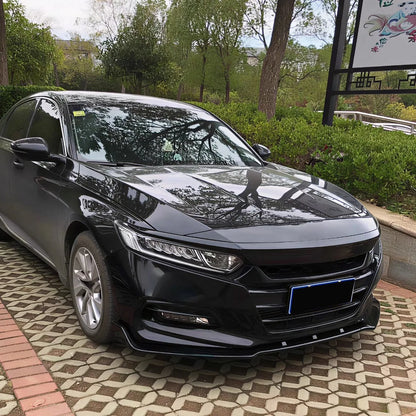 Front Bumper Protector Lip Chin Splitter For Honda Accord 10th Sedan 2017-2022 ABS Car Exterior Parts Tuning Styling Accessories