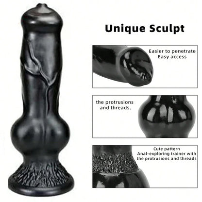 Huge Animal Dildo Anal Plug Sex Toy for Men Women Adult Supplies Large Butt Plug Dog Dildos with Suction Cup Vaginal Masturbator