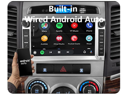 CHSTEK Android 13 Car Radio For Hyundai Santa Fe 2007 2008-2012 Head Unit Carplay Bluetooth WIFI 4G GPS Multimedia Vedio Player