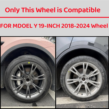 4PCS 19 Inch Wheel Cap Hight Performance Replacement Hub Cap Full Rim Cover Wheel Hubcap For Tesla Model Y 2020-2023 Accessories