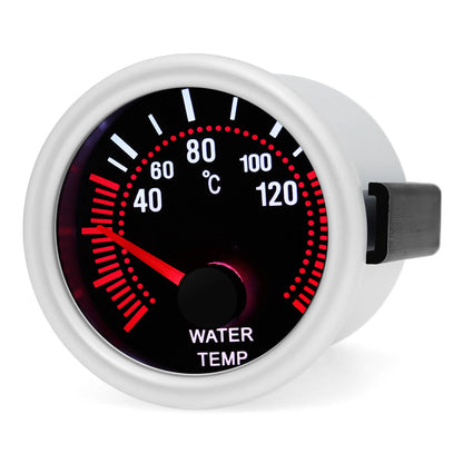 2"52mm Smoke Len PSI/BAR Turbo Boost Gauge Meter Water/Oil Temp Meter Tachometer Vacuum VOLT Oil Pressure for Gasoline Car 12V