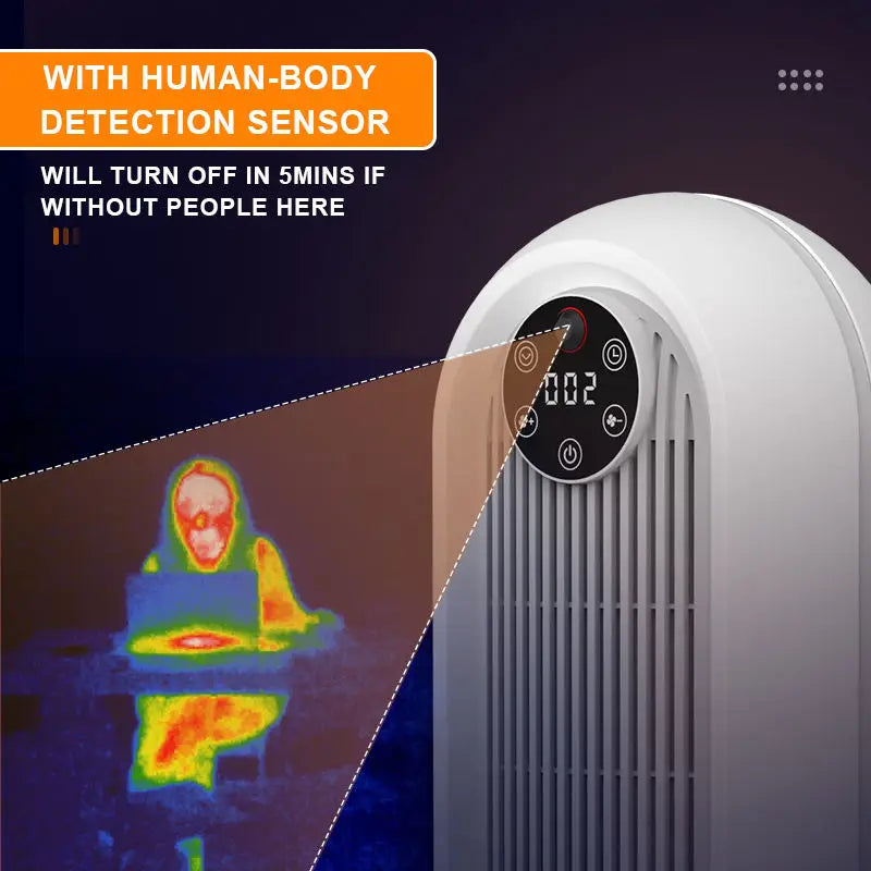 Portable Home Bedroom Heater Electric Heater with LED Display
