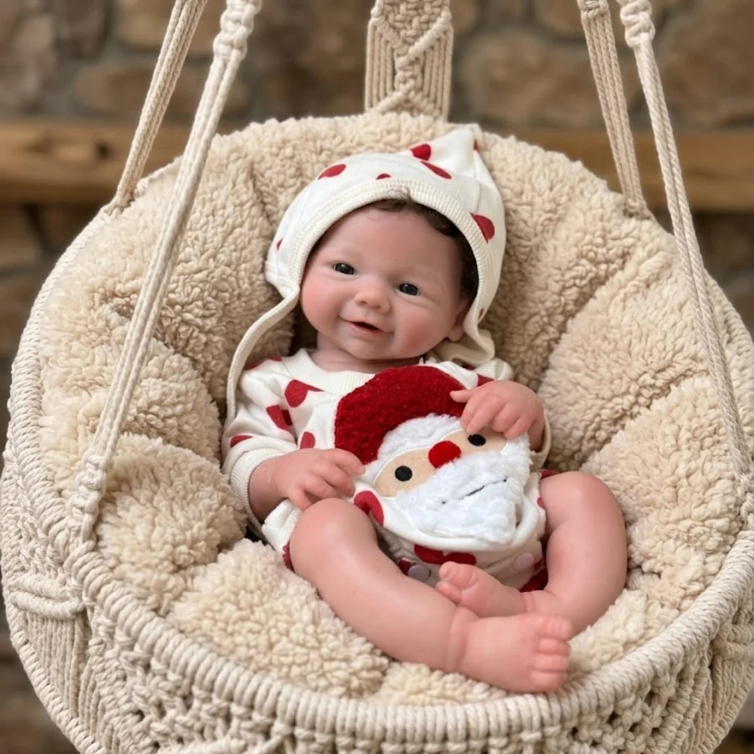 OtardDolls-45cm Open Mouth Solid bebe reborn de silicona Girl Dolls With Rooted Hair Handmade Paint & Unpaint Skin Reborn Doll