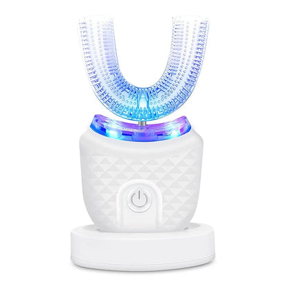 360 Degrees Automatic Sonic Electric Toothbrush Rechargeable USB Intelligent Teeth Brush Tooth Whitening Blue Light Adult