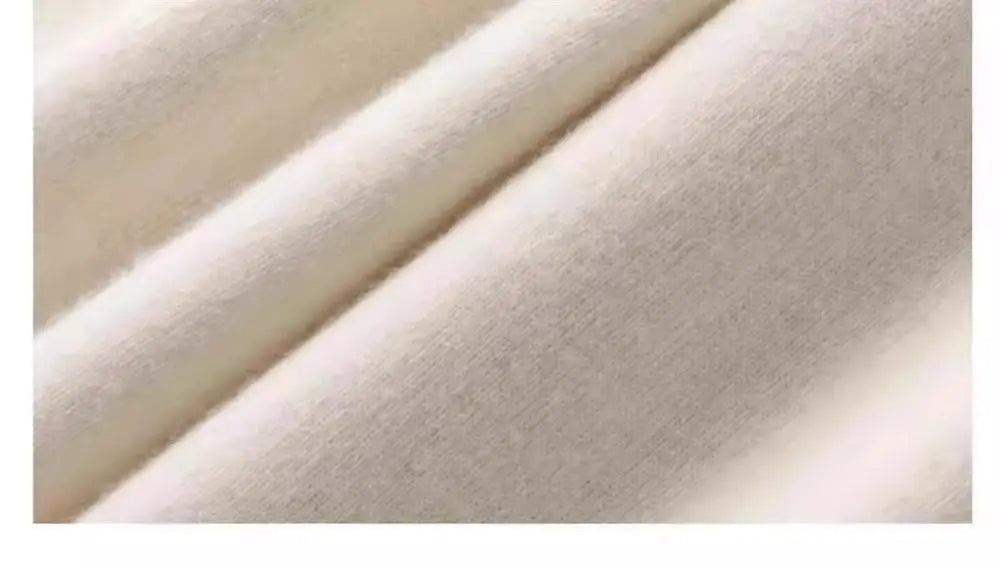 High Waist Wool Knitted Wide Leg Pants Women's Outerwear Autumn Winter Thickened Floor-Length Straight Cut Casual Trousers