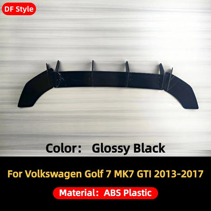 Rear Bumper Lip Diffuser Protector Guard For Volkswagen Golf 7 MK7 GTI 2013-2017 Car Styling Exterior Parts Tuning Accessories