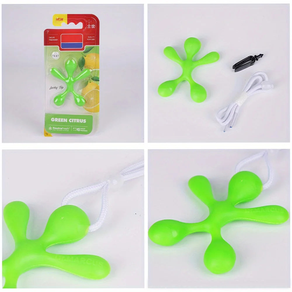 Car Air Vent Aromatherapy Clips with Hanging Rope Design Colorful Silicone Diffuser Holders Universal Fragrance Accessories