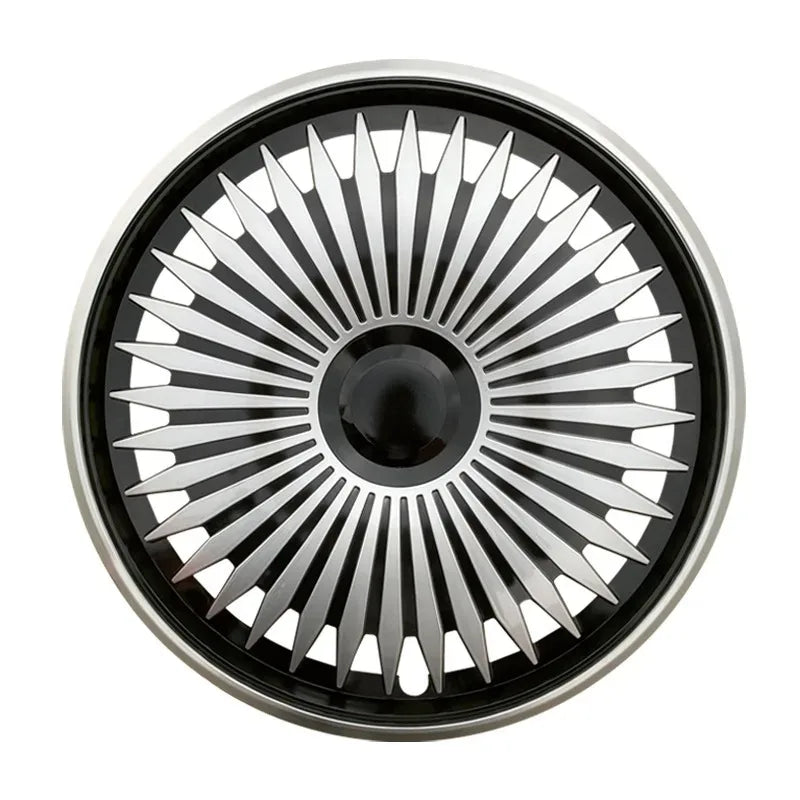 R15 4PCS/set Universal Wheel Cover Hubcap Replacement 15Inch Hub Caps Wheel Rim Cover PP Tire Accessories Snap on SUV Truck