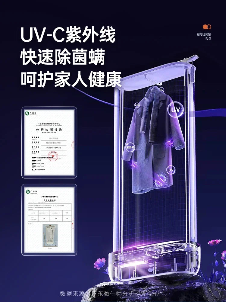 220V SOLEUSAIR Garment Steamer Full Automatic Steam Ironing Machine with Drying Function Home Use CCB