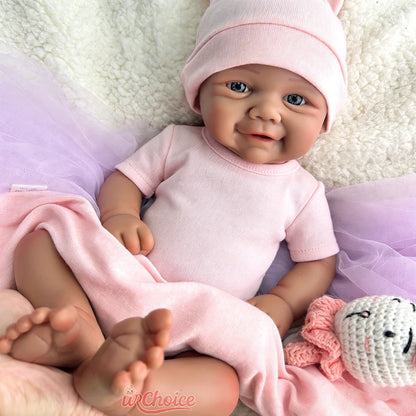 Full Body Silicone Reborn Baby Weighted Realistic Newborn Girl/Boy Hand Painted Art Doll Anatomically Correct Washable Baby Gift