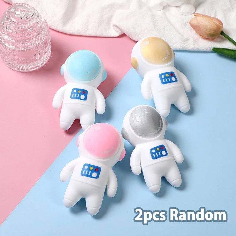 Space Man Squishy Tabas Astronaut Squeeze Fidget Toy Stress Ball Pinch Anti-stress Squishy Toys For Birthday Gifts Party Favors