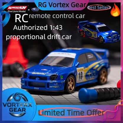 Vortex Gear【in stock】1/43 Proportional Drift Car Remote Control Toy Simulation Car Shell Entry-Level Hit Product Rc Gift Toy Car