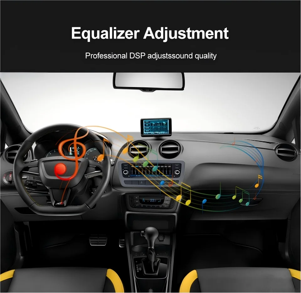 Android 15 Car Radio for SEAT Ibiza 6J IV 4 2012-2015 6.86-inch Car Multimedia Video Player GPS CarPlay AndroidAuto BT