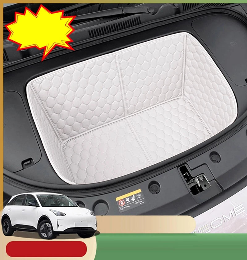 For Geely EX2 Geome XingYuan 2025 2026 Car Front Trunk Mat Front Compartment Storage Pad Engine Bay Protector Storage Accessorie