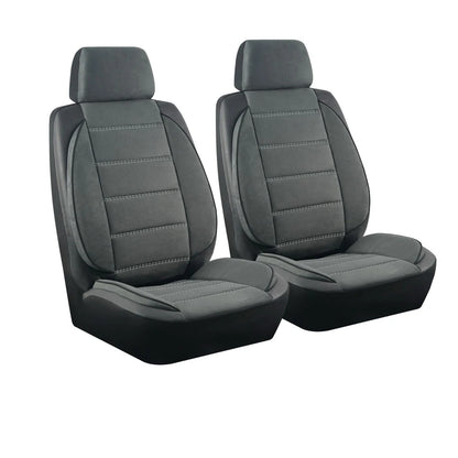 NEW Car Seat Covers Suede and Leather Stitching Seat Covers Universal Size Fit for Car SUV Truck Vans Accessories Interior