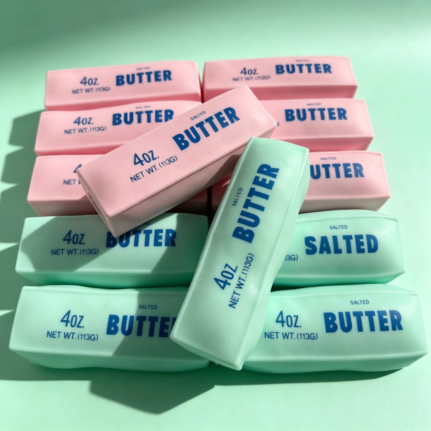Creative Butter Stick Squishy Fidget Toy Building Block Filling No rebound Squeeze Toy Adult Sensory Stress Relief Fidget Toy