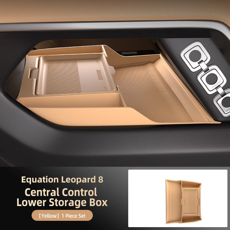 For ‌‌2024 Formula Leopard 8 Denza B8 Storage Box Center Armrest Hidden Box Cup Holder Organizer Interior Accessories