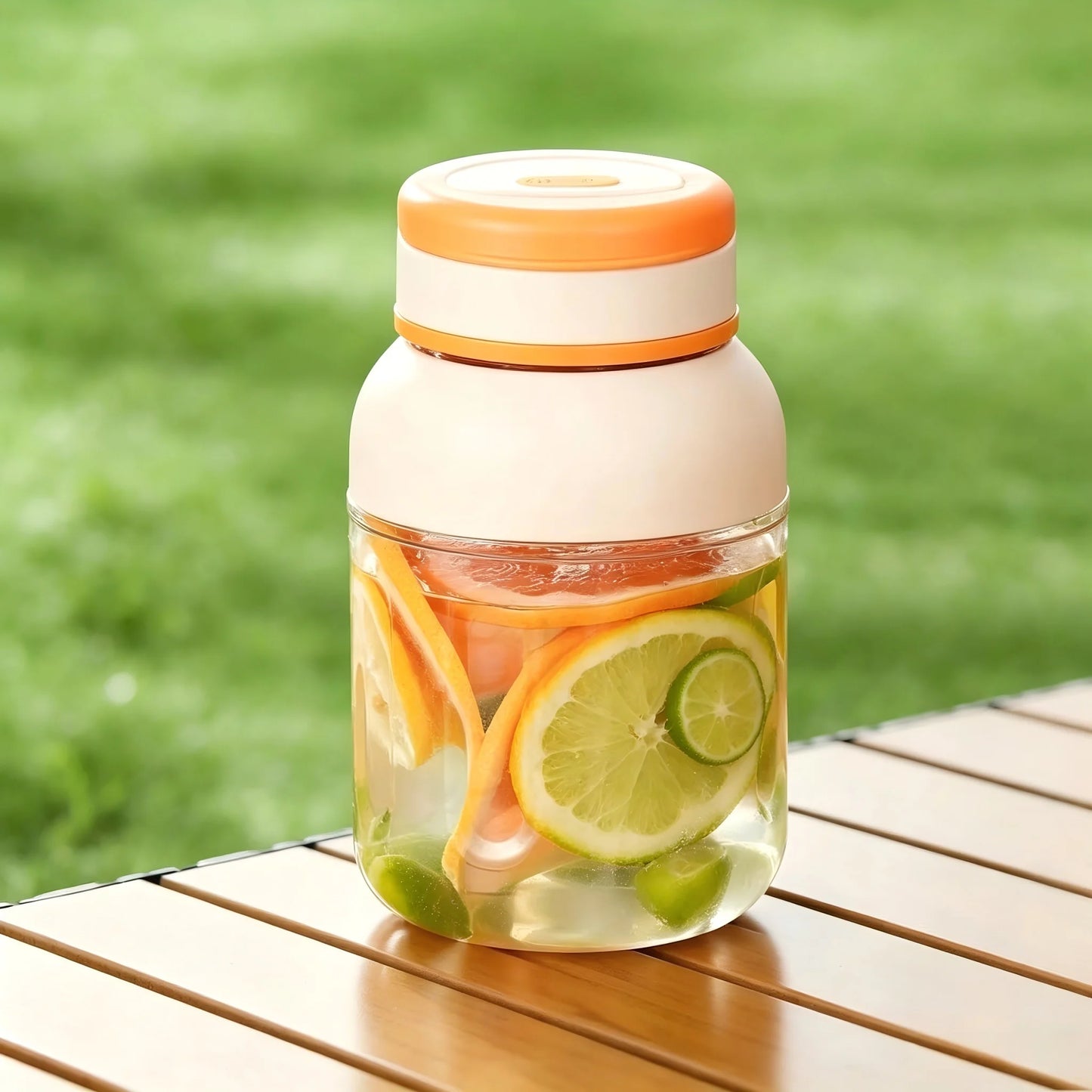 Wireless Rechargeable Portable Juicer Cup, Mini Blender with Ice Crushing Function for Smoothie, Home & Travel Use