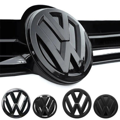 Car Front Hood Emblem Bonnet Badge Rear Trunk Badge For  VW Golf 7 (2014 - 2017) -Emblem