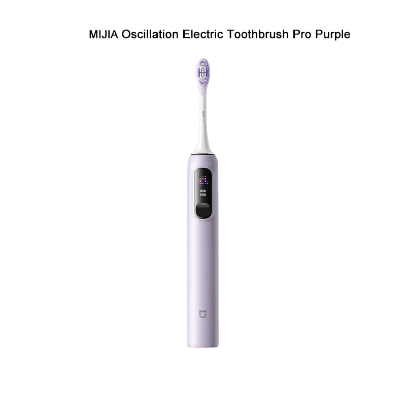 MIJIA Sonic Vibration Electric Toothbrush Pro,Smart 4 Modes, Long Battery Life, IPX8 Waterproof,LED Screen & Travel Lock