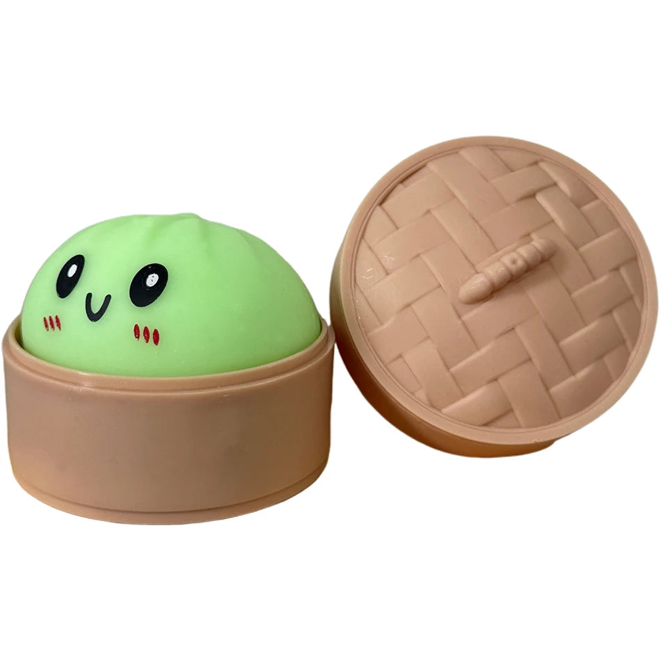Blind Box Colorful Simulated Dumpling Squishy Relaxing Relieve Anxiety Antistress Enhance Happiness Rebound Squeeze Reliever Toy