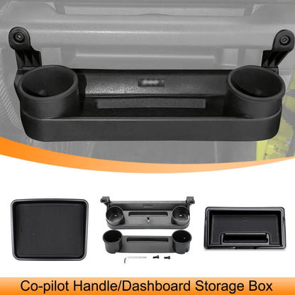 Car Co-pilot Handle Storage Box Center Console Dashboard Organizer Tray for Suzuki Jimny JB64 JB74 2019 Up Interior Accessories